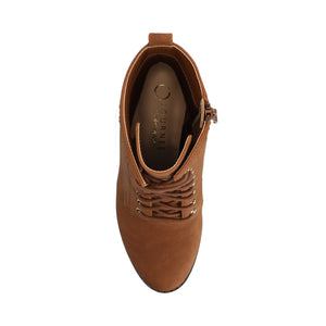 BAYLOR LACE-UP BOOTIES - Chestnut Nubuck