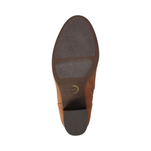 BAYLOR LACE-UP BOOTIES IN WIDE - Chestnut Nubuck