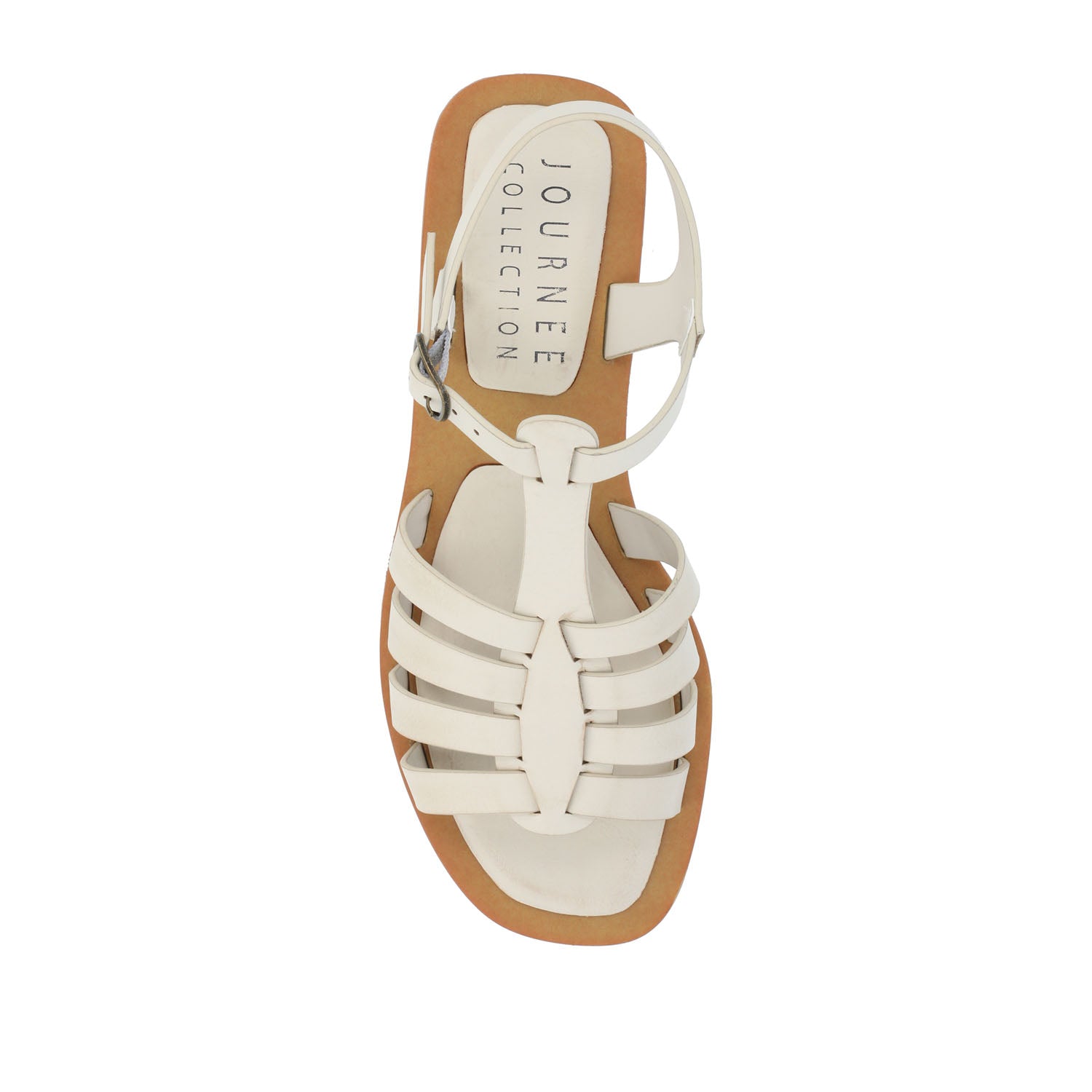 BENICIA FISHERMAN SANDALS IN VEGAN LEATHER - Bone