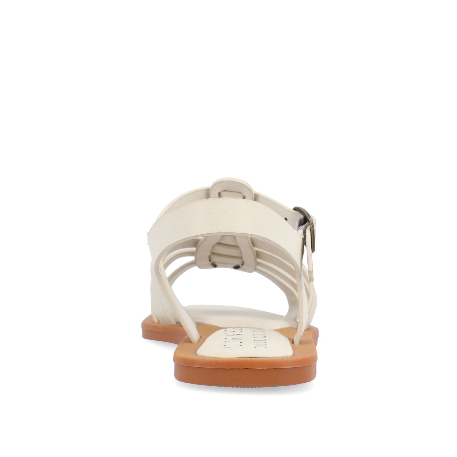 BENICIA FISHERMAN SANDALS IN VEGAN LEATHER - Bone