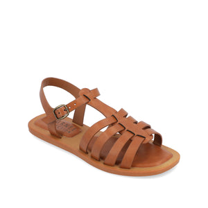 BENICIA FISHERMAN SANDALS IN VEGAN LEATHER - Tan