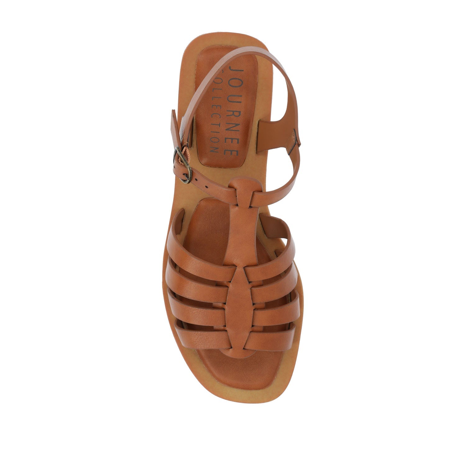 BENICIA FISHERMAN SANDALS IN VEGAN LEATHER - Tan