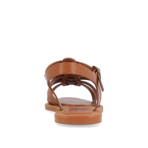 BENICIA FISHERMAN SANDALS IN VEGAN LEATHER - Tan