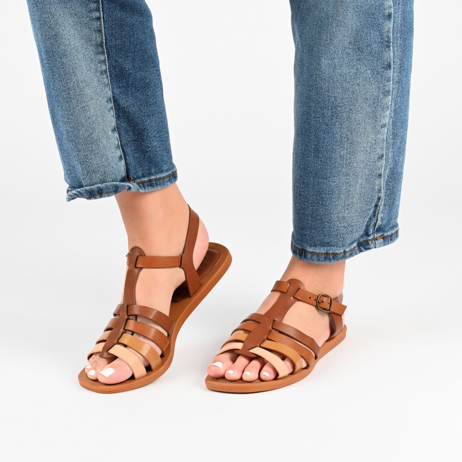 BENICIA FISHERMAN SANDALS IN VEGAN LEATHER