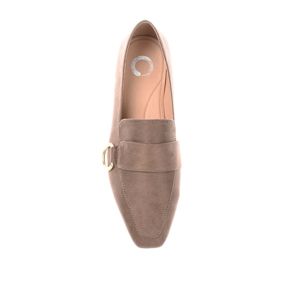 BENNTLY SQUARE TOE LOAFER IN FAUX SUEDE