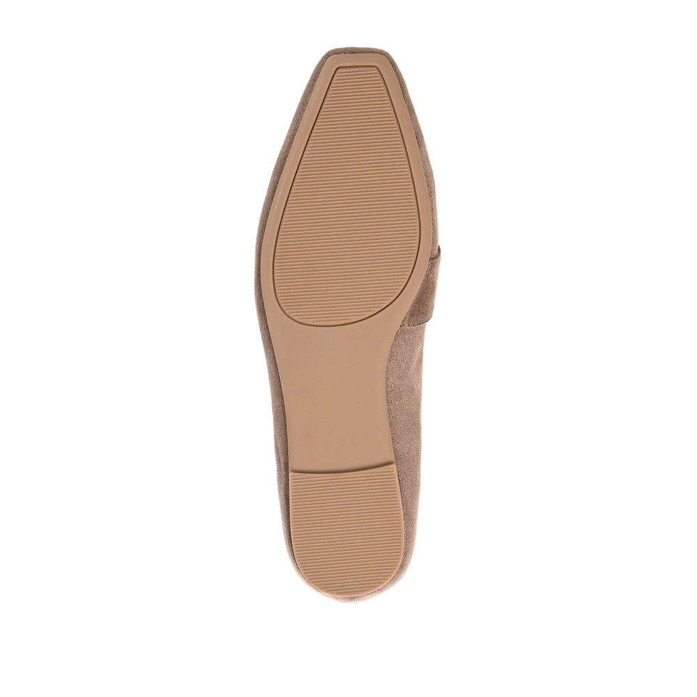 BENNTLY SQUARE TOE LOAFER IN FAUX SUEDE