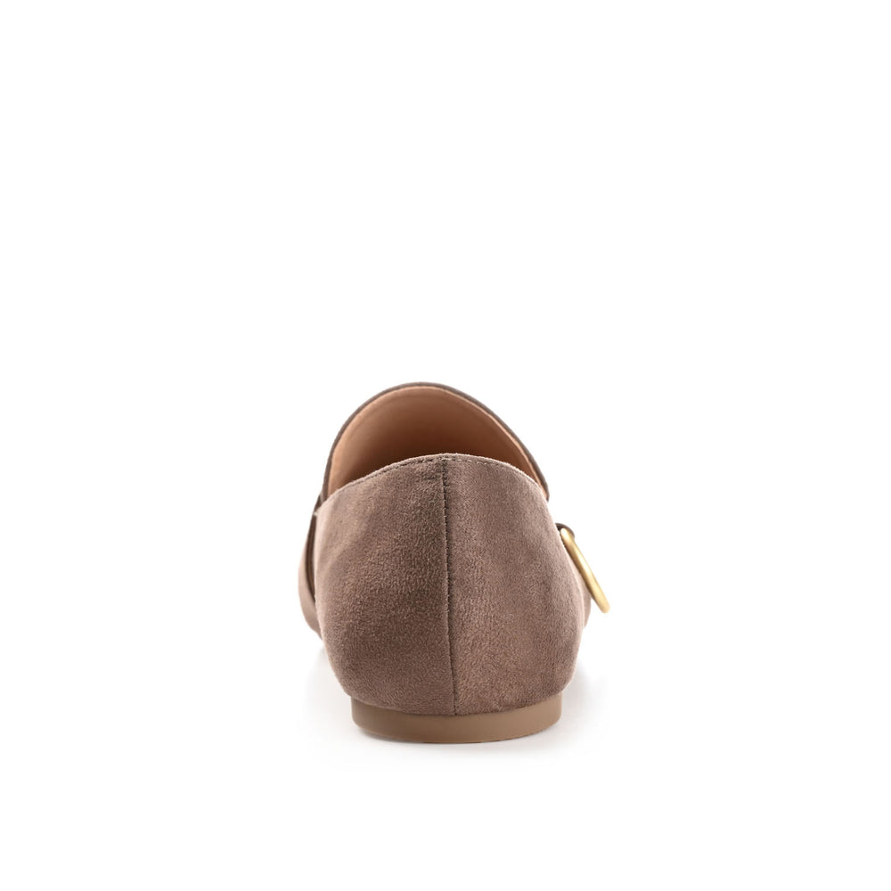 BENNTLY SQUARE TOE LOAFER IN FAUX SUEDE