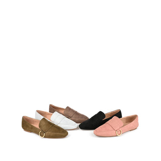 BENNTLY SQUARE TOE LOAFER IN FAUX SUEDE