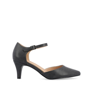 BETTIE D'ORSAY PUMP HEELS IN WIDE - Grey PU