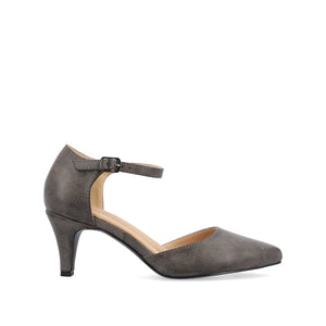 BETTIE D'ORSAY PUMP HEELS IN WIDE - Taupe PU