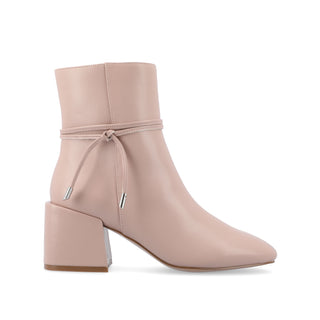 BEVERLEY BLOCK HEELED BOOTIES IN WIDE