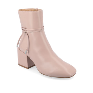 BEVERLEY BLOCK HEELED BOOTIES IN WIDE