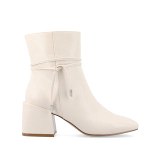 BEVERLEY BLOCK HEELED BOOTIES IN WIDE