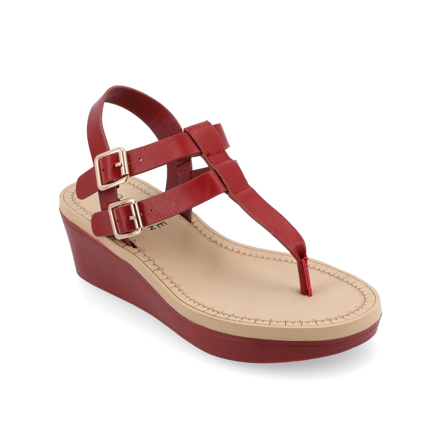 BIANCA SANDALS IN STATEMENT COLORS - Red