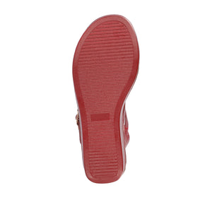 BIANCA SANDALS IN STATEMENT COLORS - Red