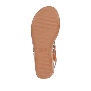 BIANCA SANDALS IN STATEMENT COLORS - Tan
