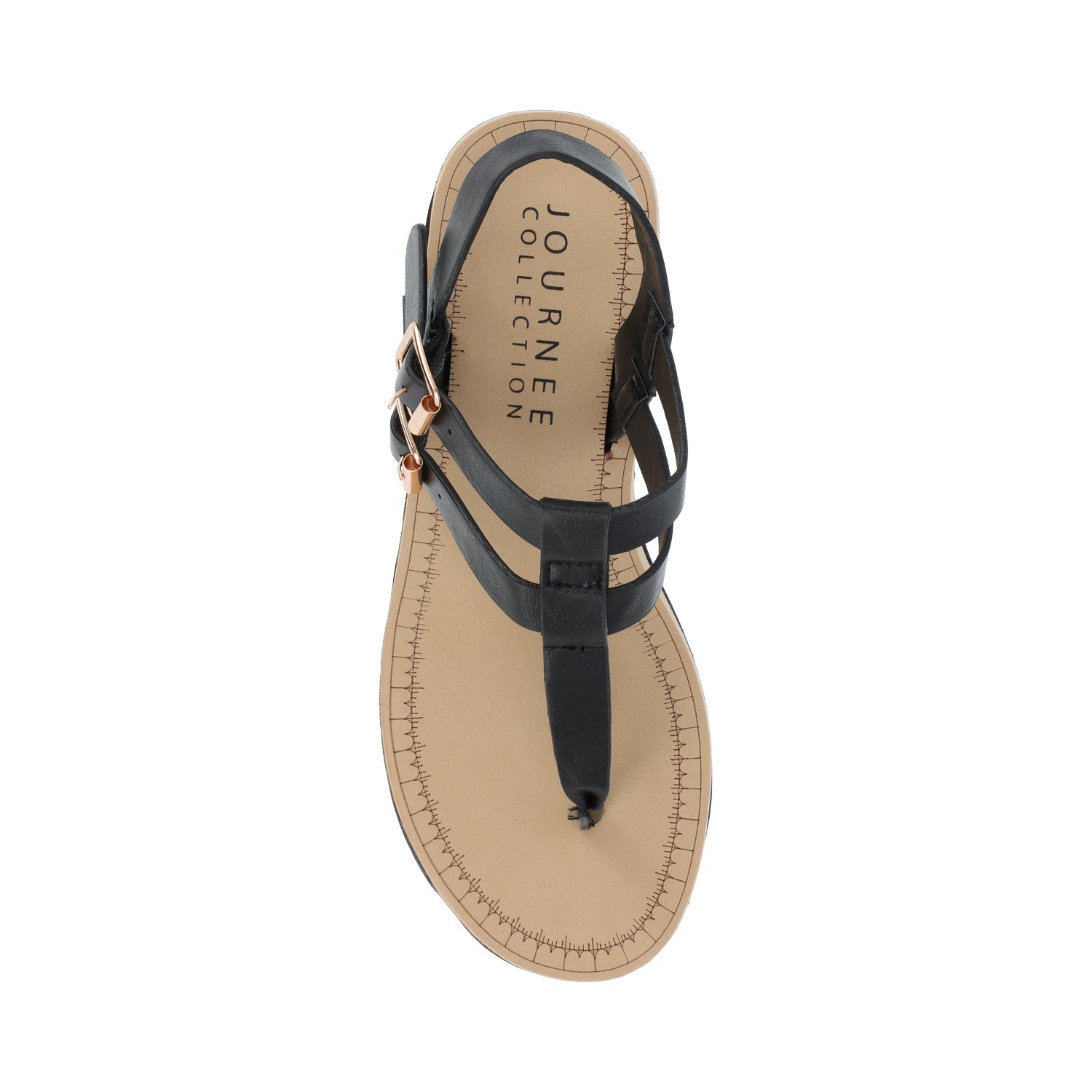 BIANCA WEDGE SANDALS IN WIDE - Black