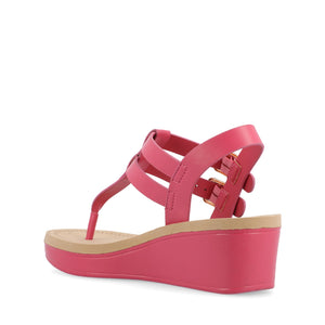 BIANCA WEDGE SANDALS IN WIDE - Pink