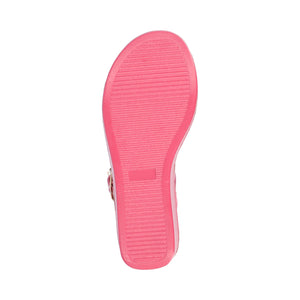 BIANCA WEDGE SANDALS IN WIDE - Pink
