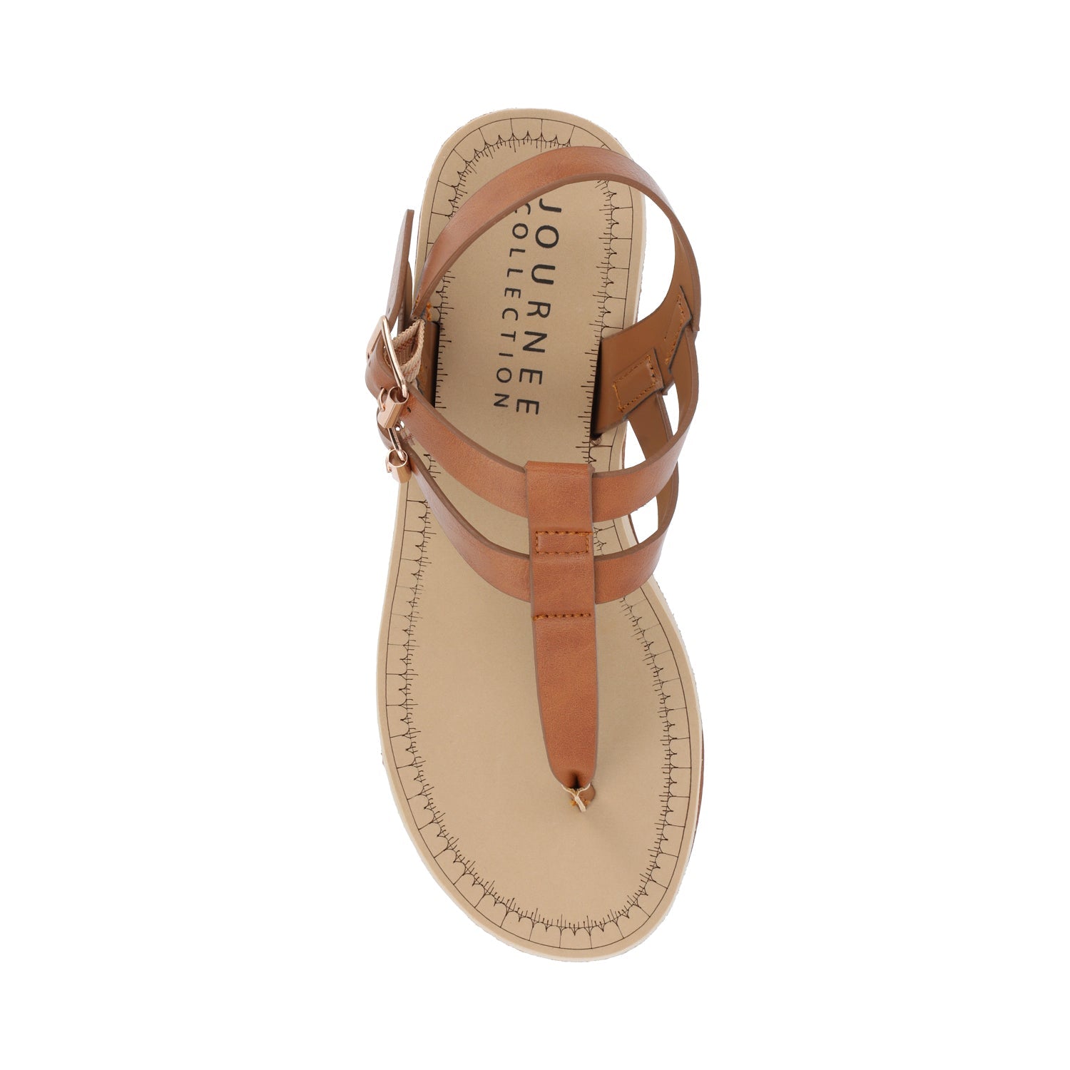 BIANCA WEDGE SANDALS IN WIDE - Tan