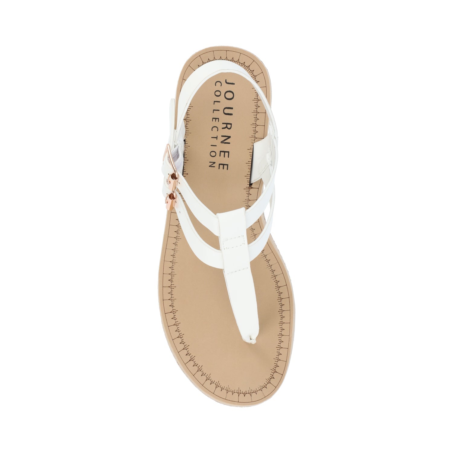 BIANCA WEDGE SANDALS IN WIDE - White