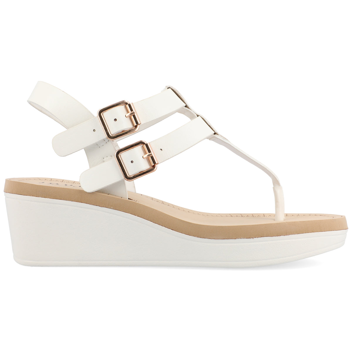 Bianca Wedge Sandals | Cushioned Sandal | Journee Collection