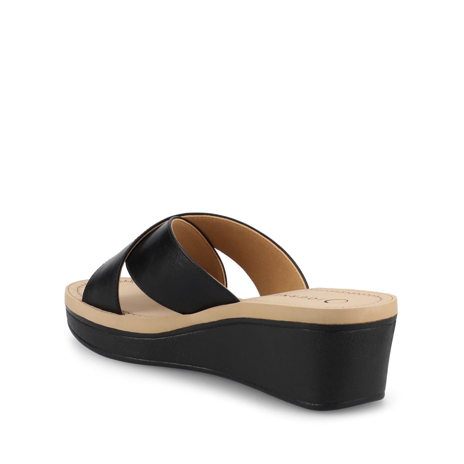 Biara Platform Wedge Sandals - Black