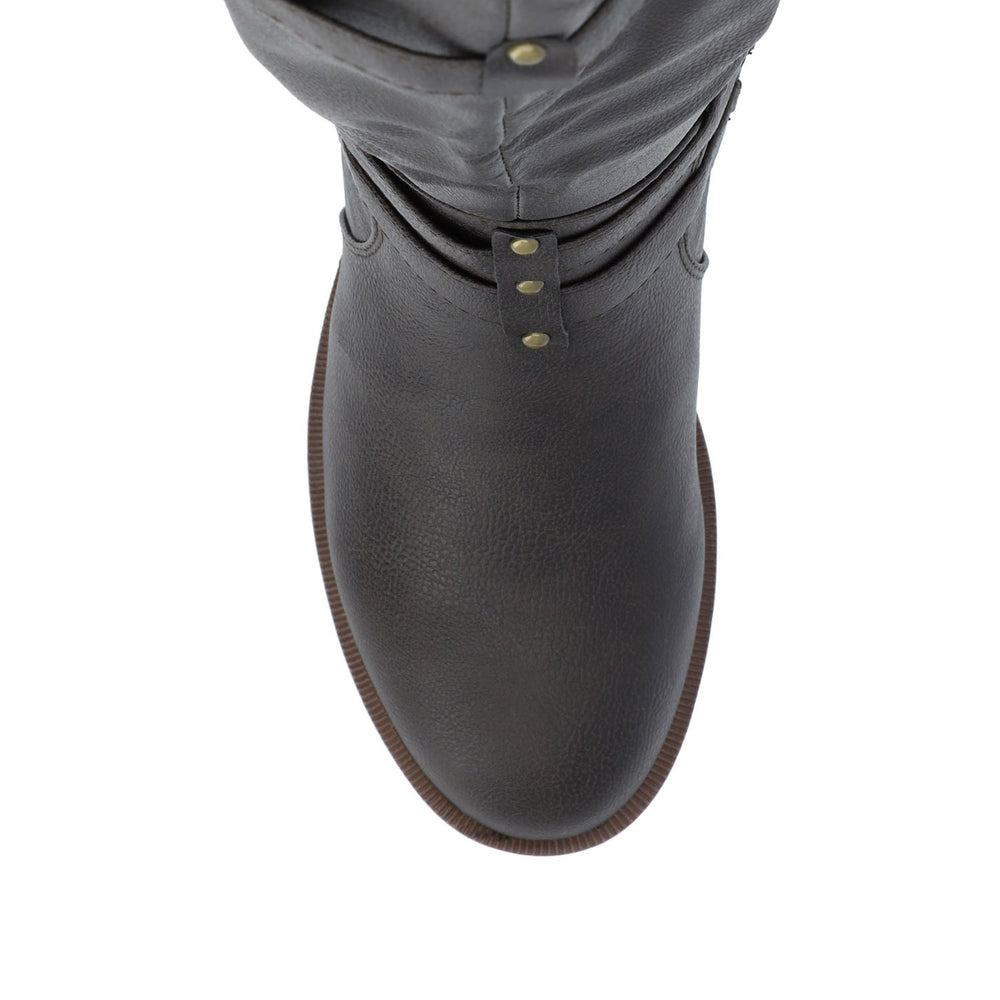 BITE RIDING BOOTS IN FAUX LEATHER