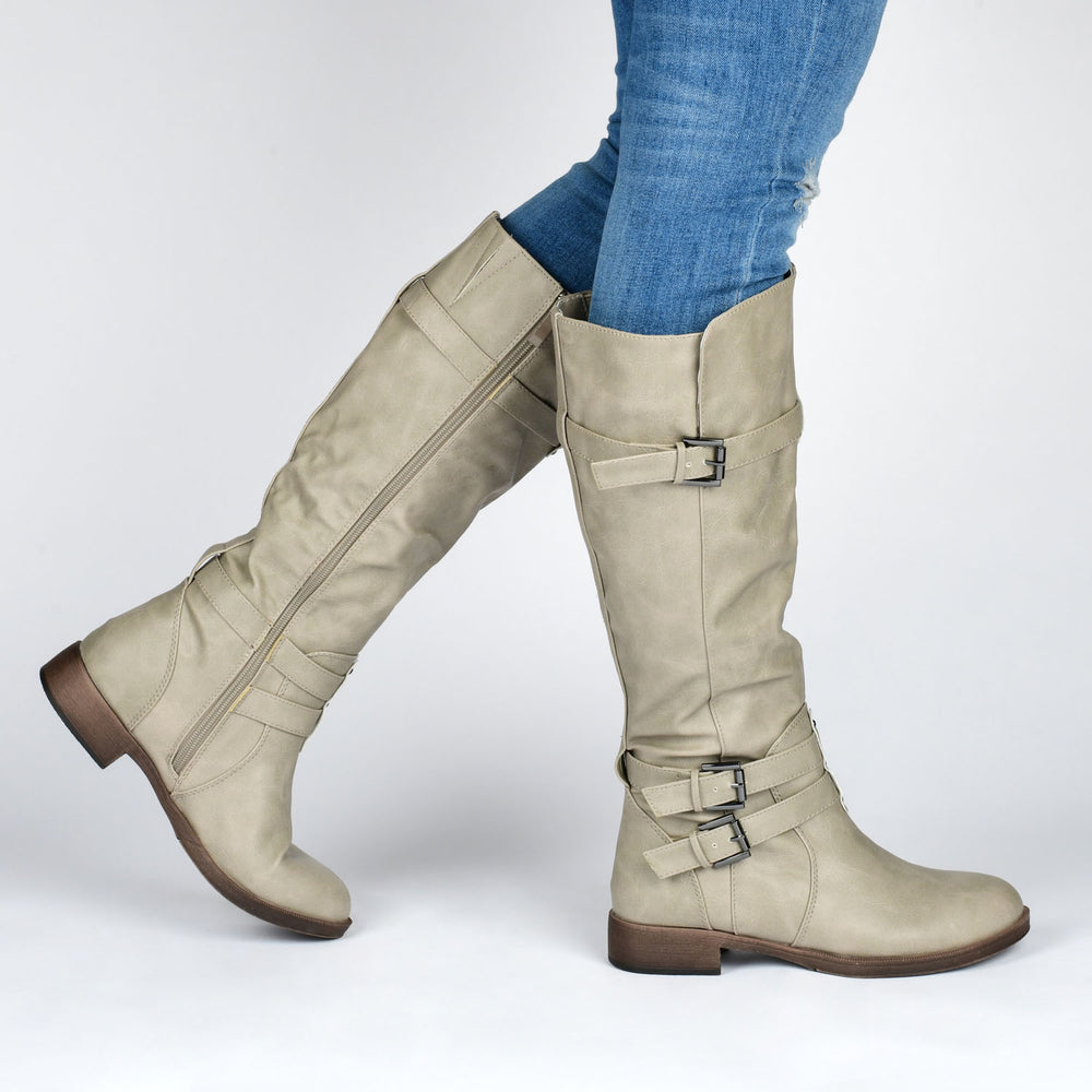 BITE RIDING BOOTS IN FAUX LEATHER