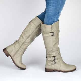 BITE RIDING BOOTS IN FAUX LEATHER