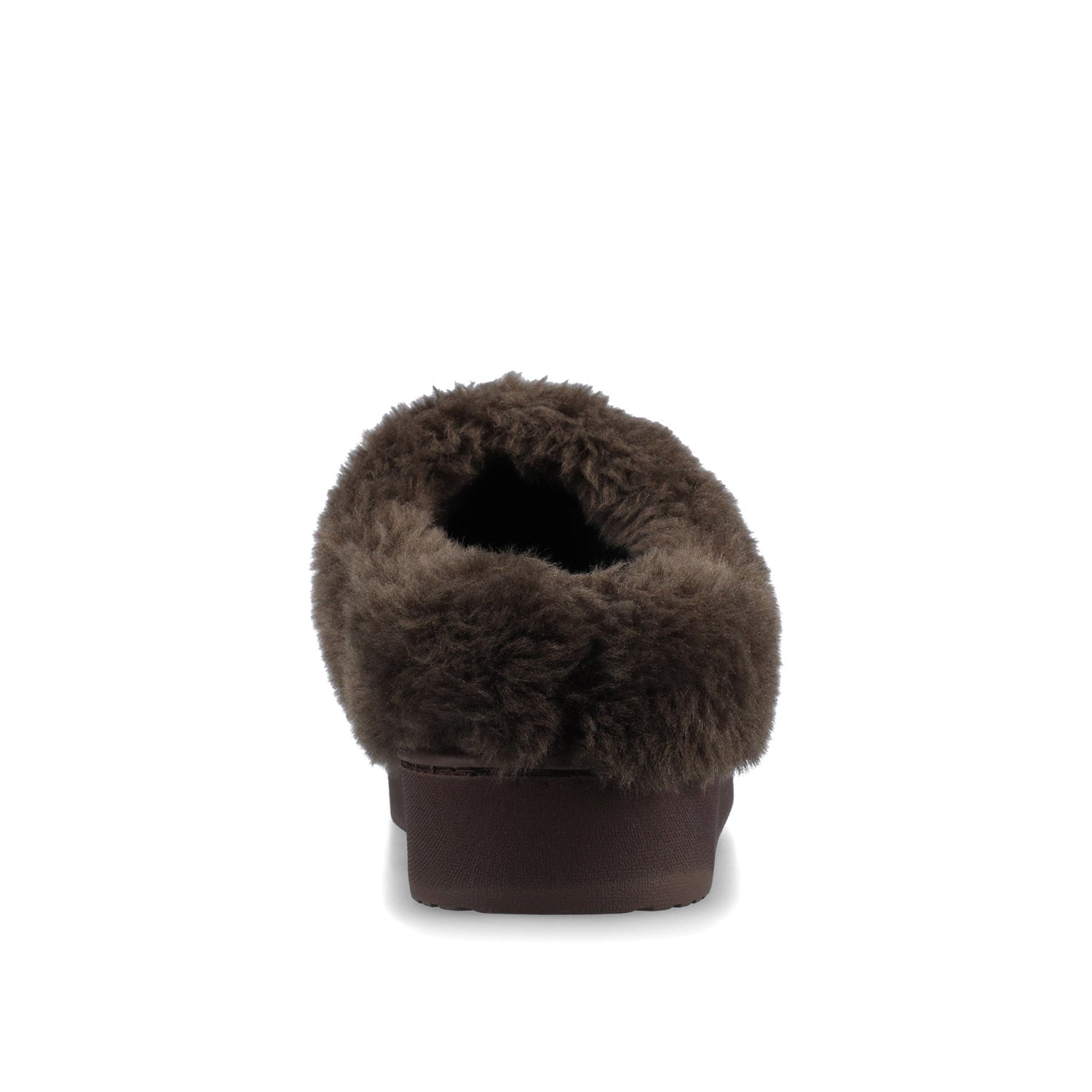 BLAIR SLIPPERS IN FAUX SUEDE - Brown Faux Suede