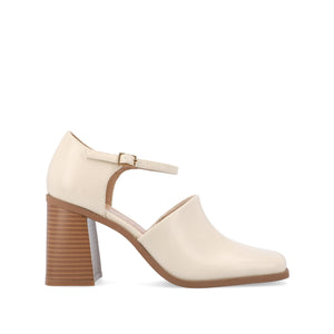 BOBBY BLOCK HEEL LOAFERS IN WIDE - Off White