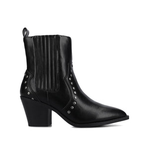 BRAYLEE WESTERN ANKLE BOOTIES - Black