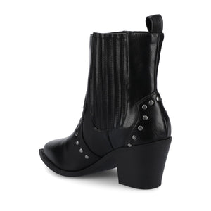 BRAYLEE WESTERN ANKLE BOOTIES - Black