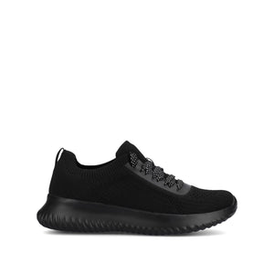 BRENA CASUAL SNEAKERS - Black Knit