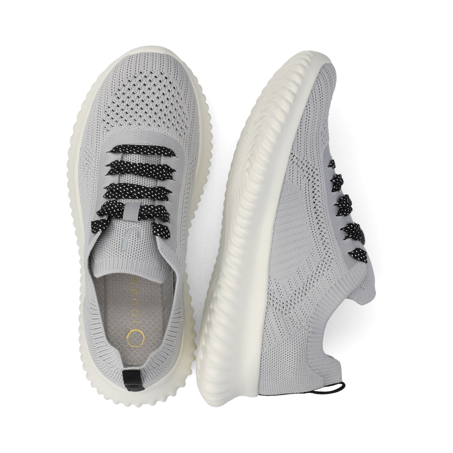 BRENA CASUAL SNEAKERS - Grey Knit
