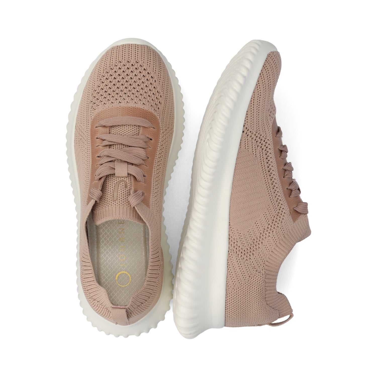 BRENA CASUAL SNEAKERS - Mauve Knit