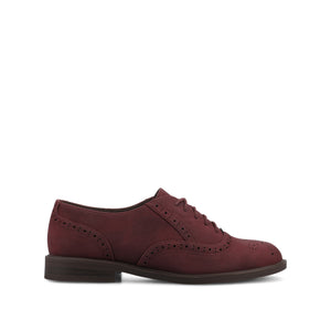 BRIA OXFORD SHOES - Oxblood Nubuck