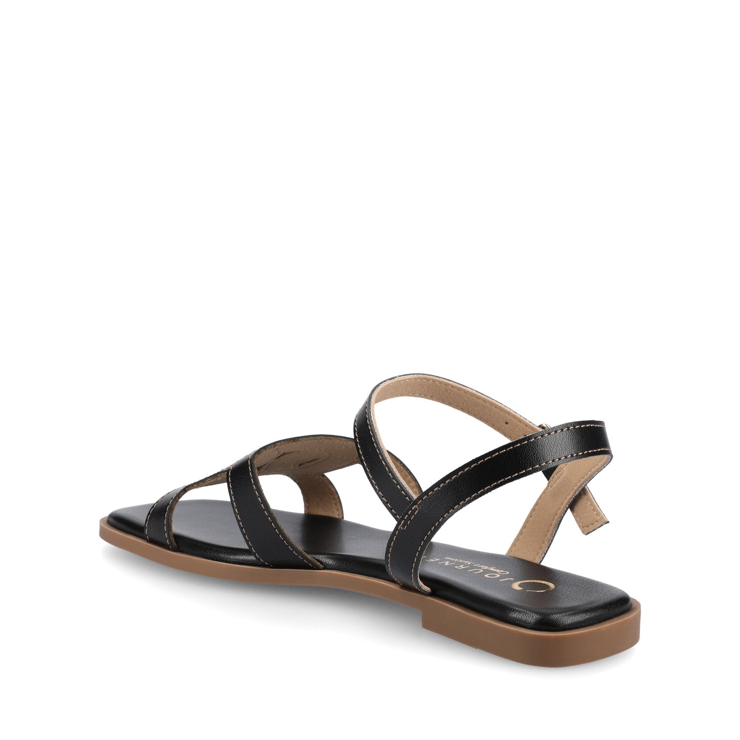 BRIDEY ANKLE STRAP SANDALS - Black