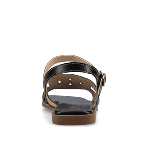 BRIDEY ANKLE STRAP SANDALS - Black