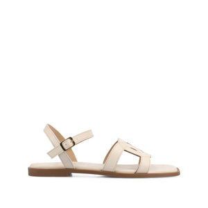 BRIDEY ANKLE STRAP SANDALS - Bone