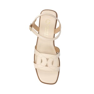 BRIDEY ANKLE STRAP SANDALS - Bone
