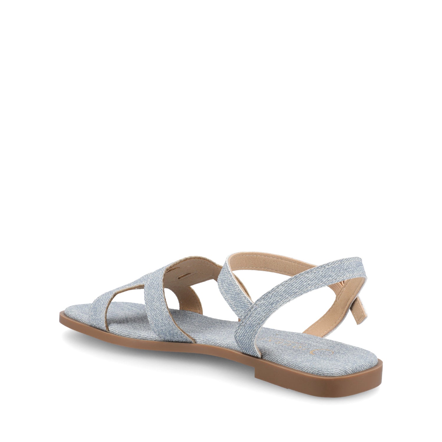 BRIDEY ANKLE STRAP SANDALS - Denim
