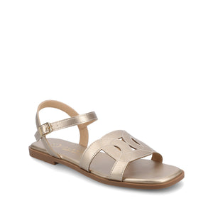 BRIDEY ANKLE STRAP SANDALS - Gold