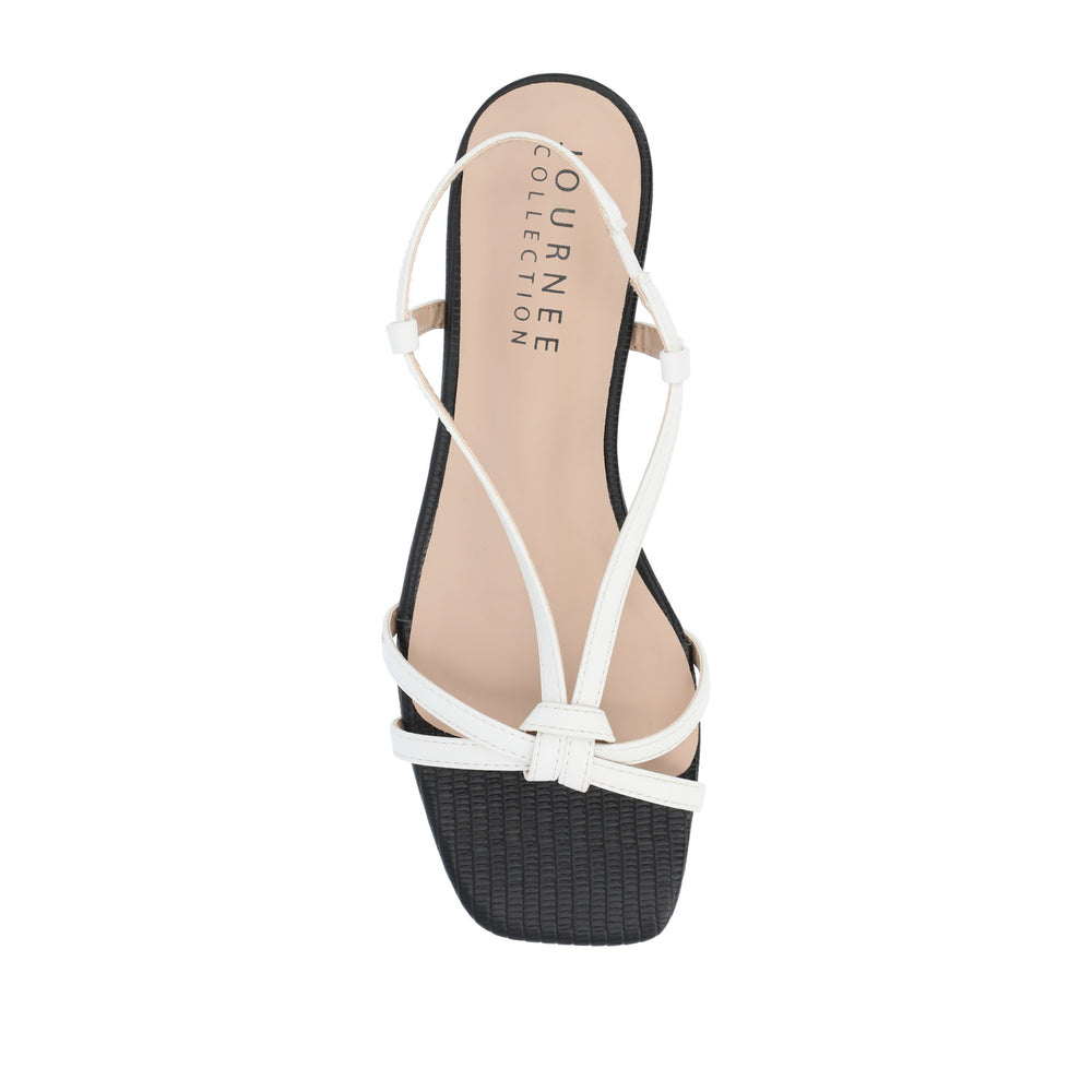 BRIDGET MULTI STRAP SANDALS IN FAUX LEATHER