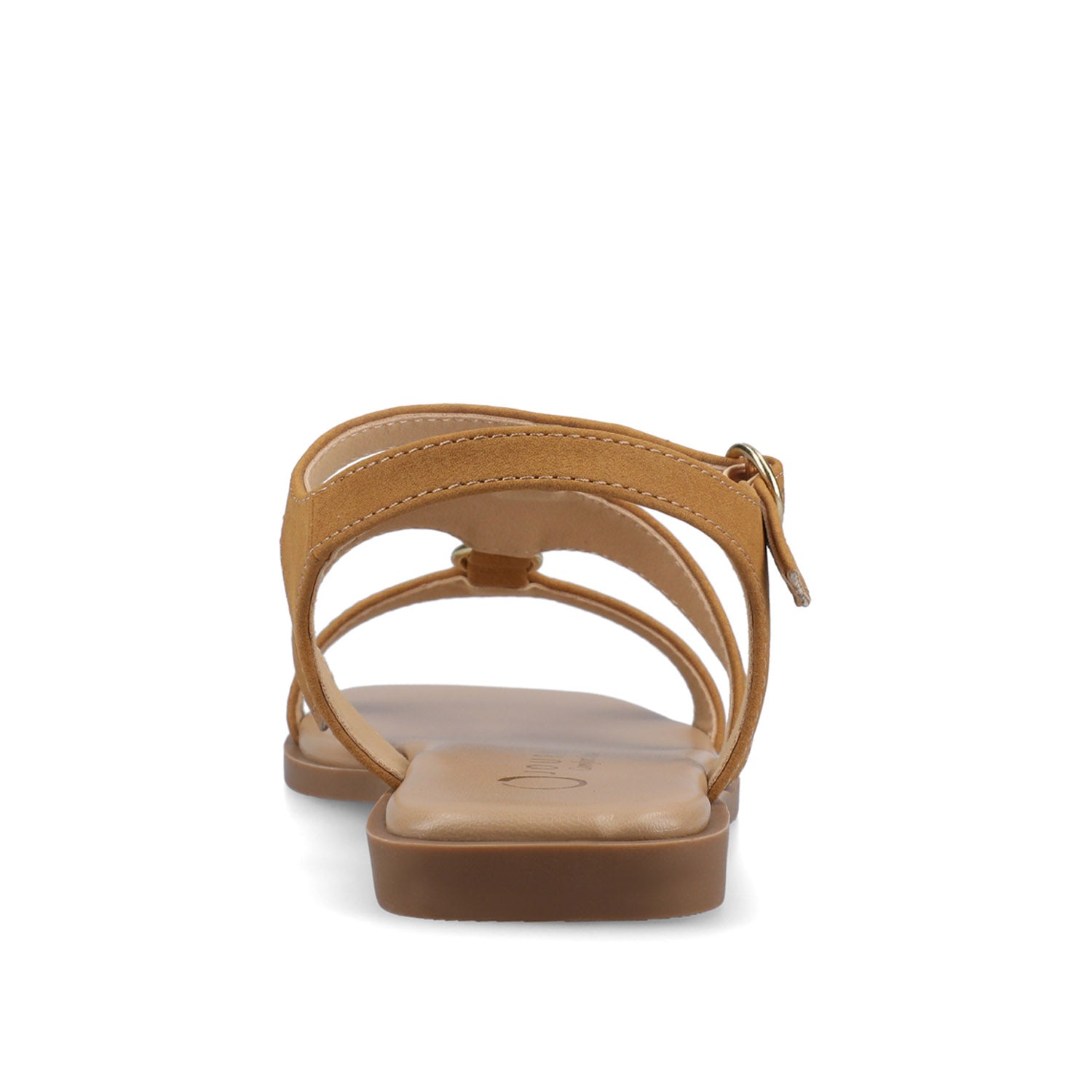 BRILEY ANKLE STRAP SANDALS - Cognac Nubuck