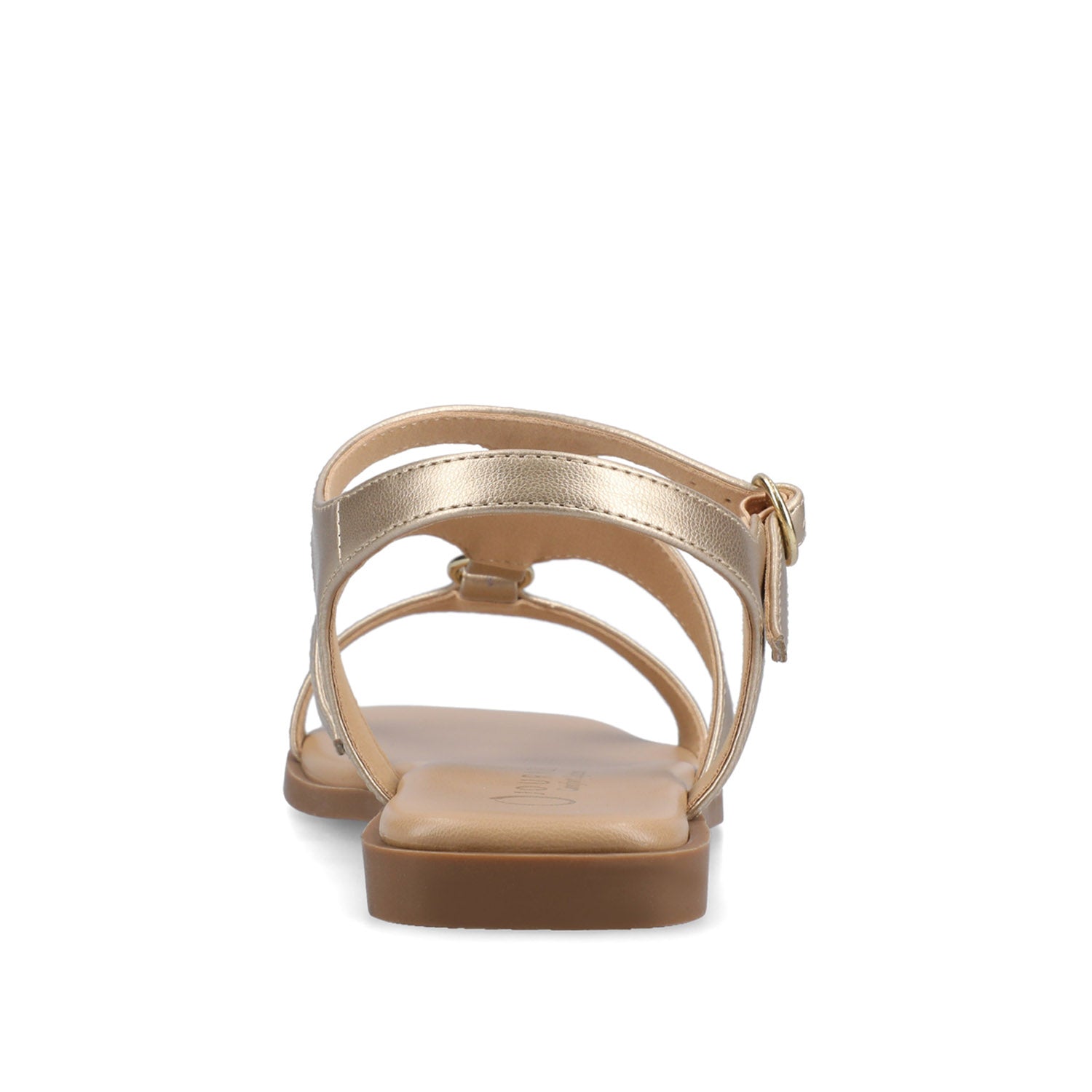 BRILEY ANKLE STRAP SANDALS - Gold
