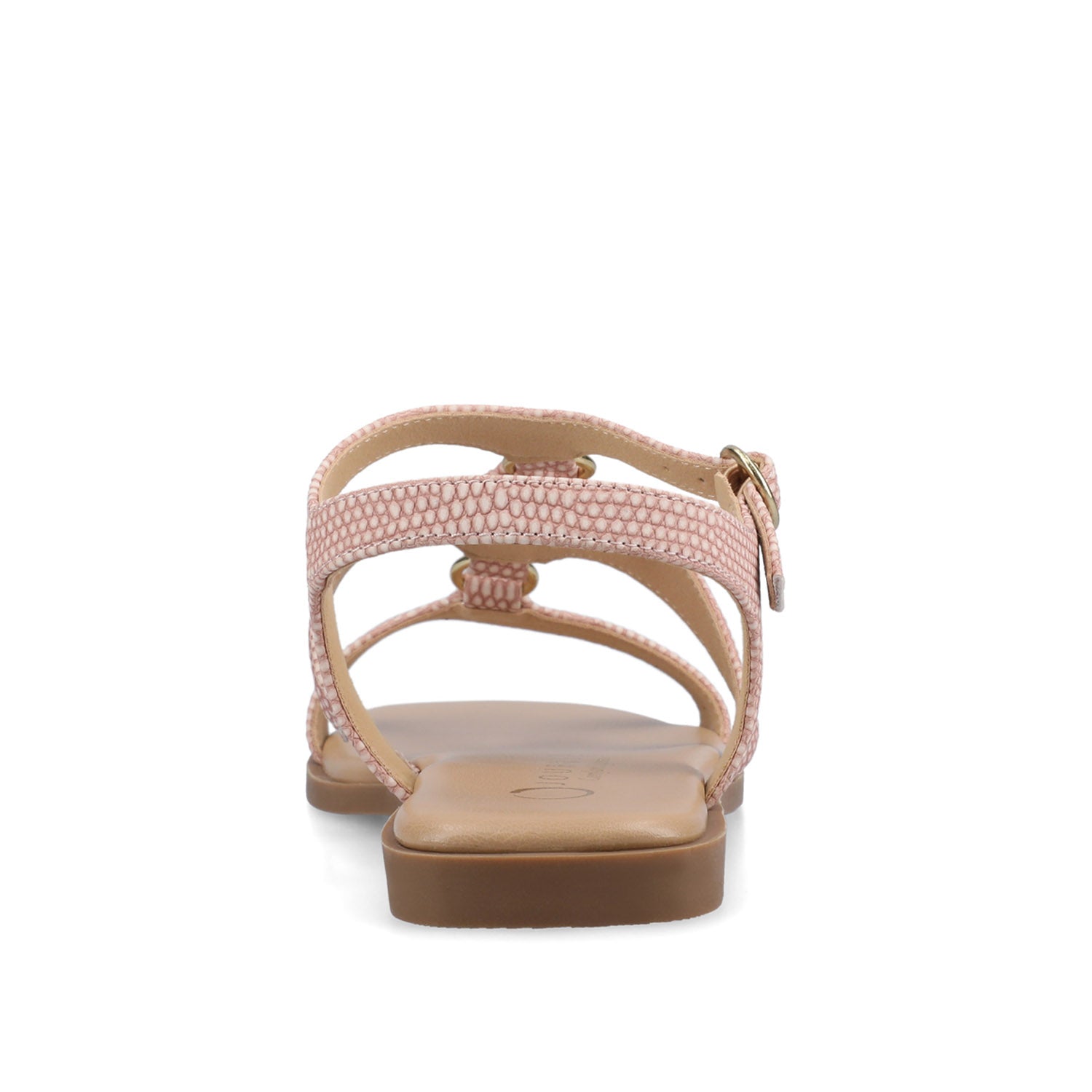 BRILEY ANKLE STRAP SANDALS - Pink Lizard