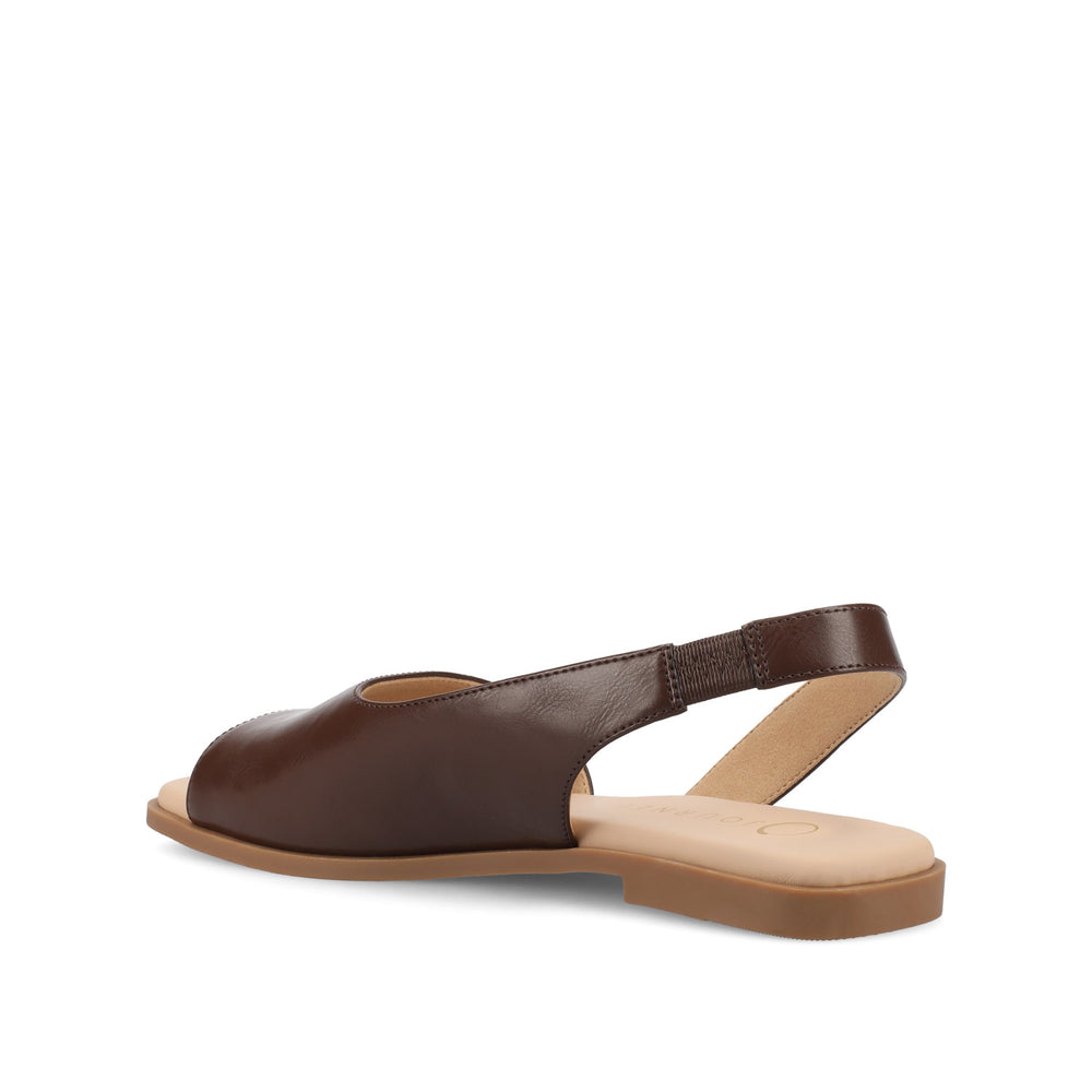 BRINSLEY CUTOUT SANDALS IN CROCO