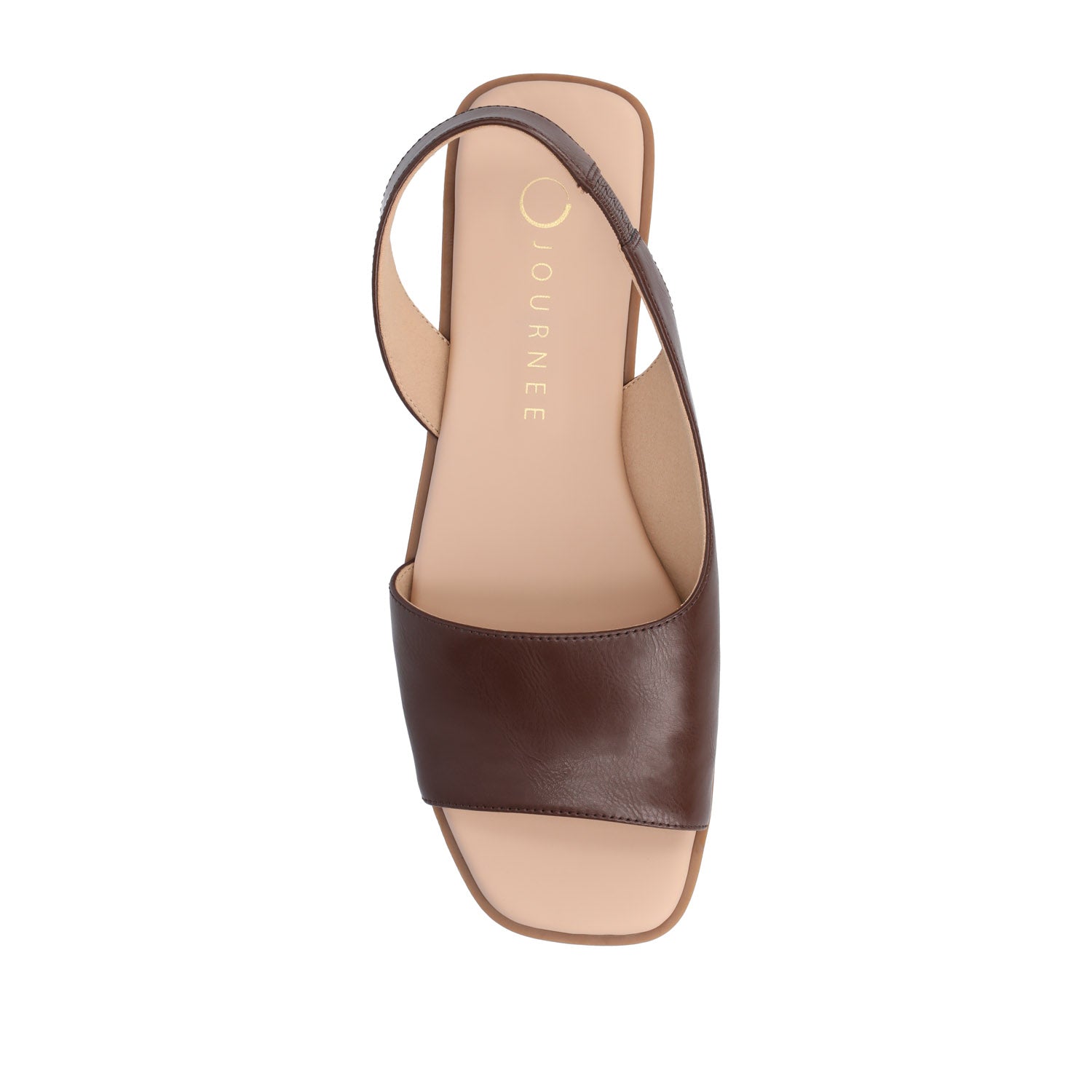 BRINSLEY SANDALS IN VEGAN LEATHER - Brown PU